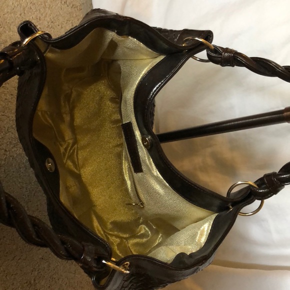 Brown faux leather purse - Picture 2 of 4